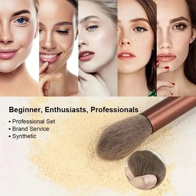 Soft & Fluffy Professional Makeup Brush Set