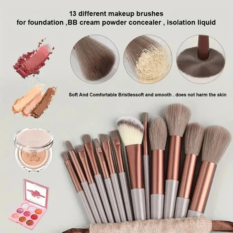Soft & Fluffy Professional Makeup Brush Set