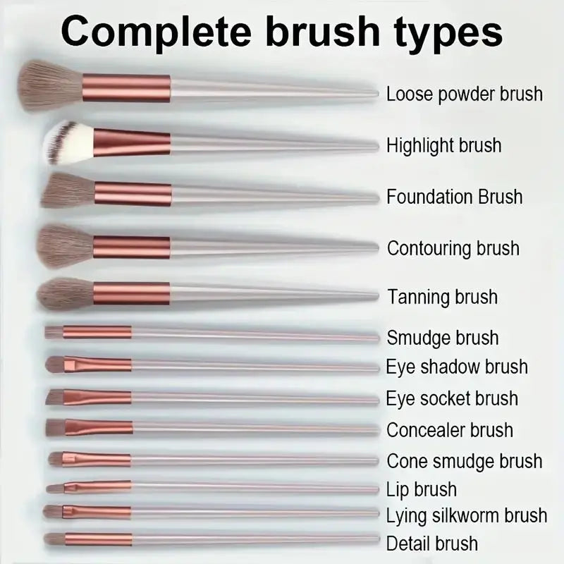 Soft & Fluffy Professional Makeup Brush Set