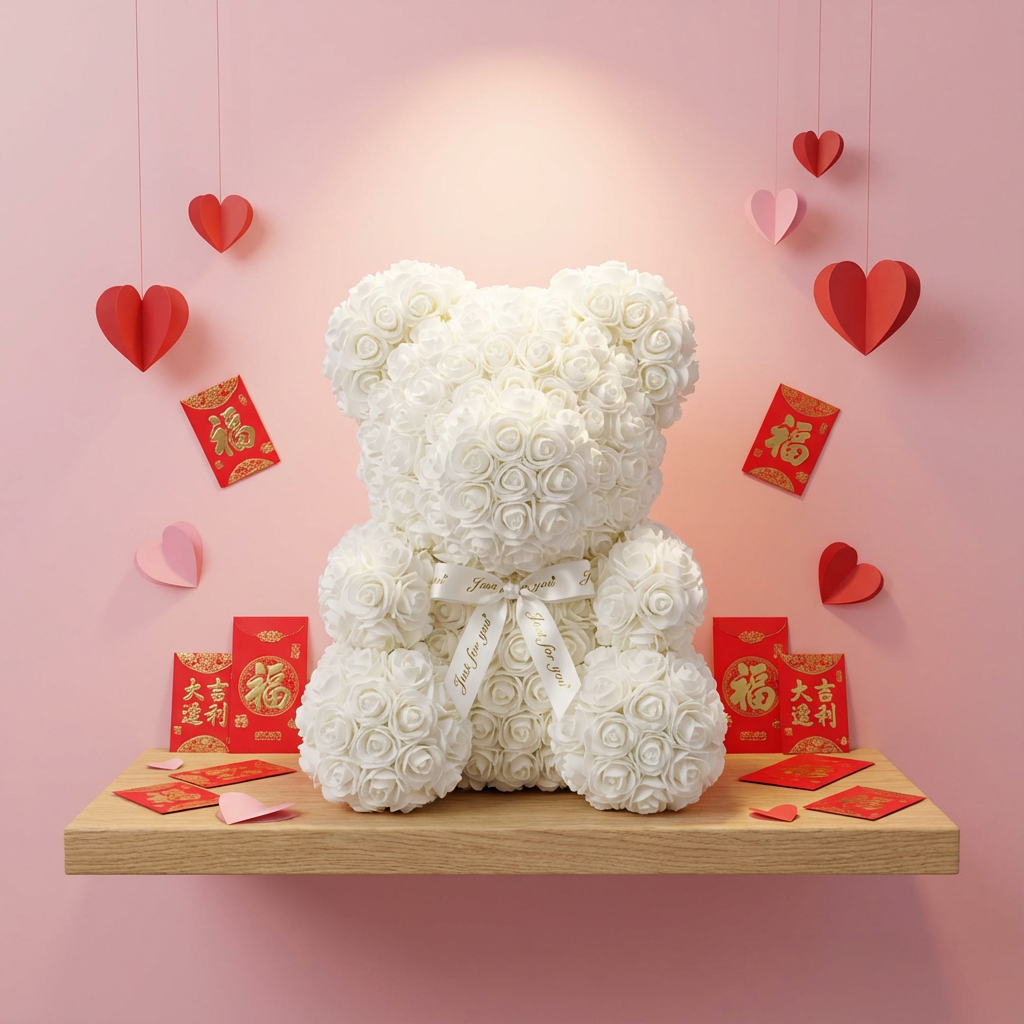 💖 RoseBloom™ Eternal Teddy Bear