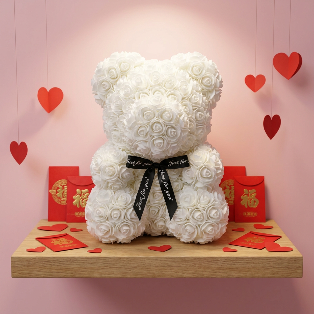 💖 RoseBloom™ Eternal Teddy Bear
