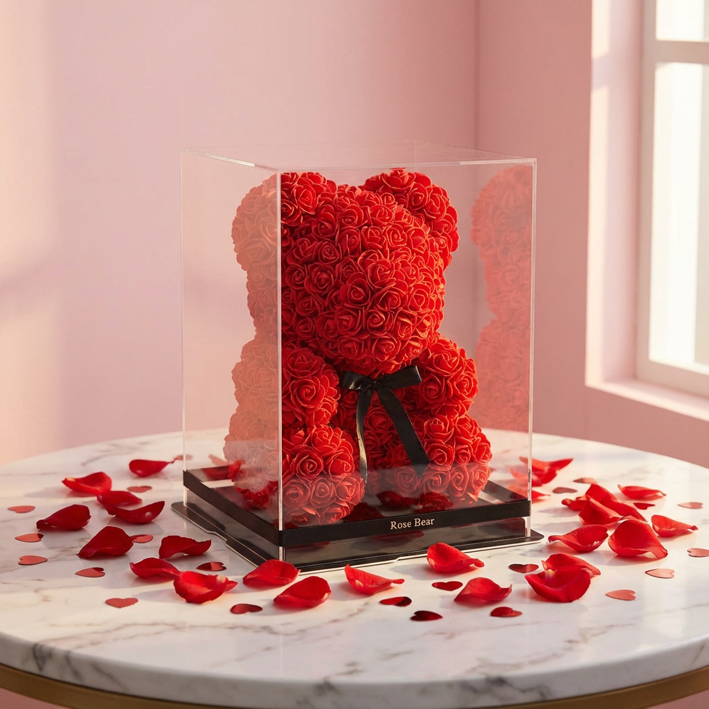 💖 RoseBloom™ Eternal Teddy Bear