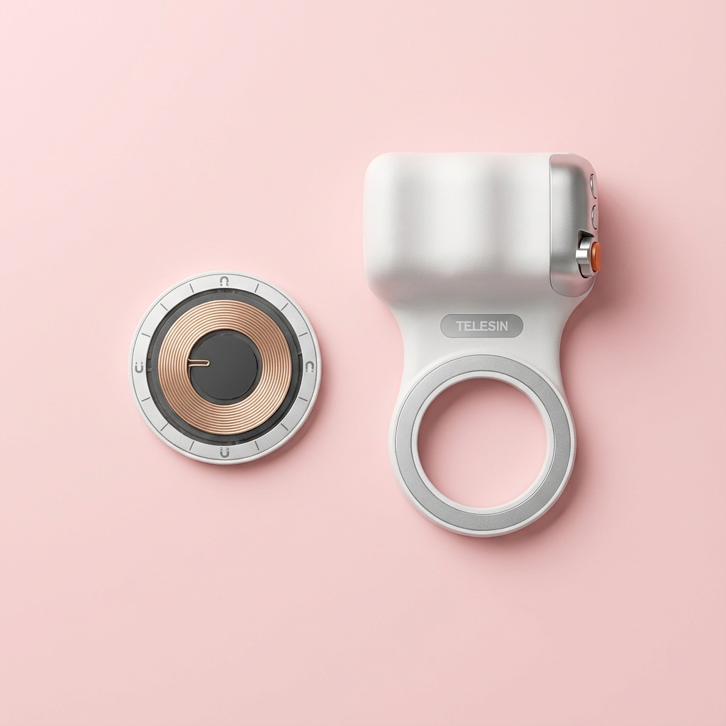 Magnetic Bluetooth Selfie Grip Handle