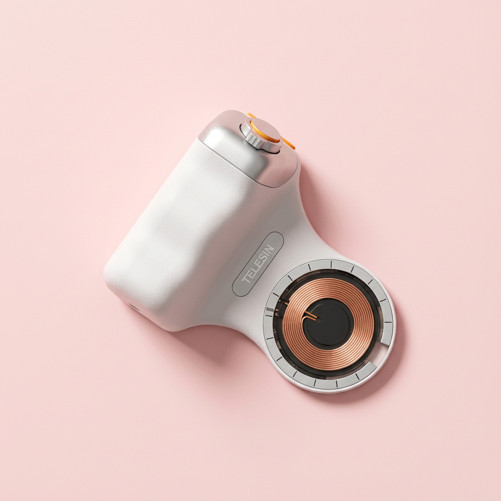 Magnetic Bluetooth Selfie Grip Handle