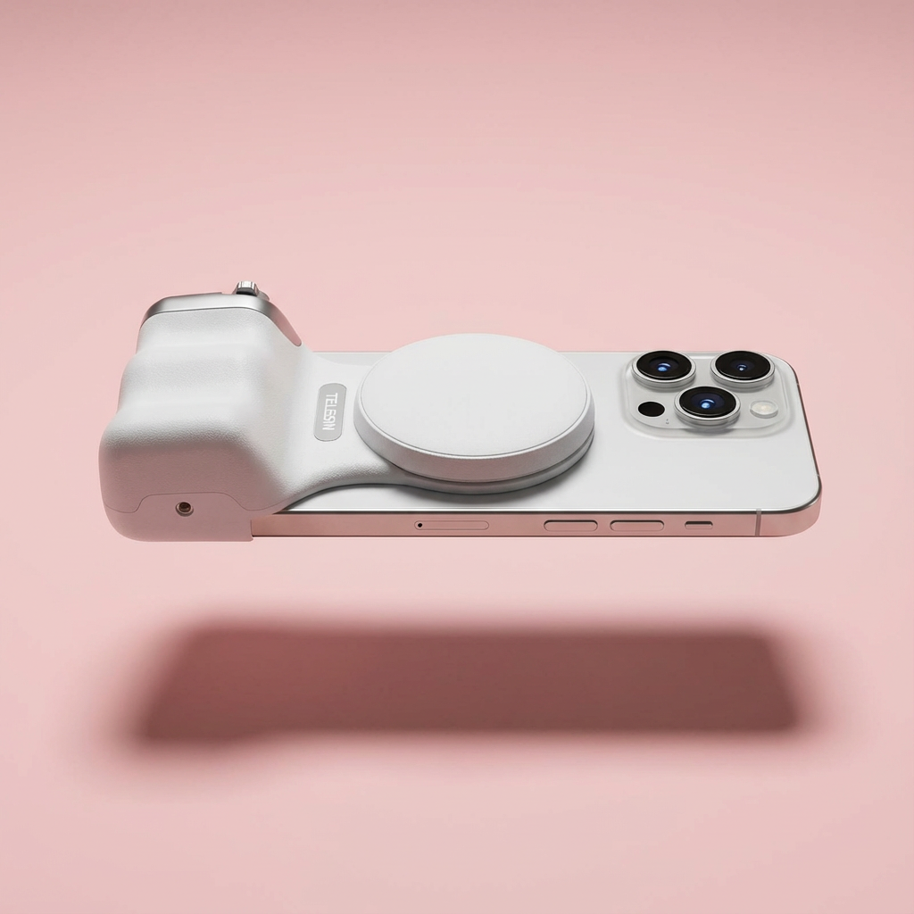 Magnetic Bluetooth Selfie Grip Handle