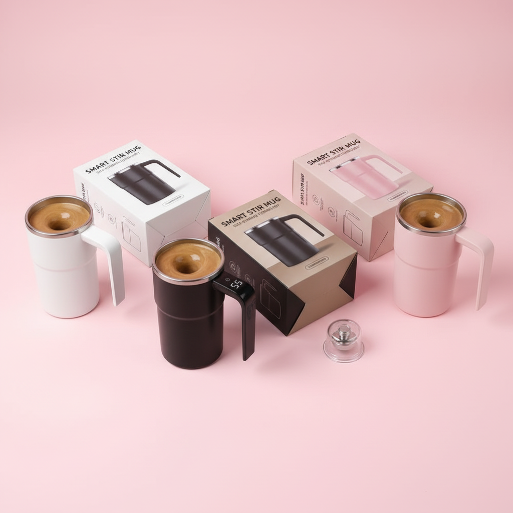 Smart Self-Stirring Coffee Cup