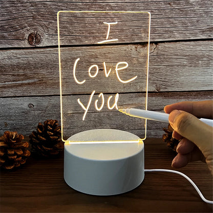 Transparent Luminous LED Message Board