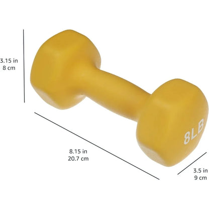 Neoprene Coated Hex Dumbbell Set