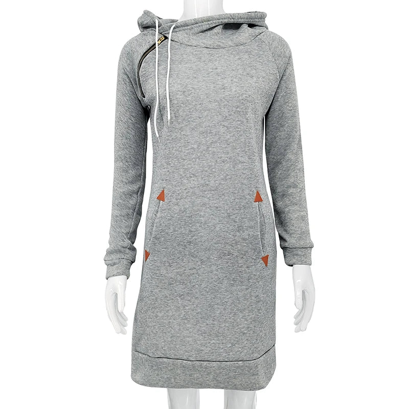 Pockets Dress Hooded Warm Sweat Shirt